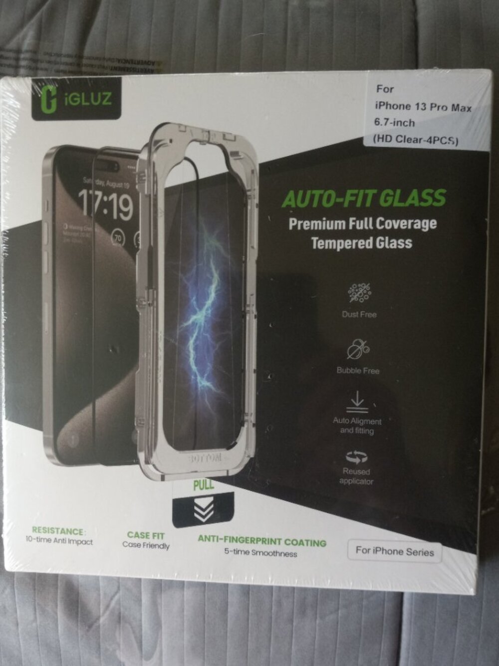 IPhone 13 pro auto fit resistance tempered glass